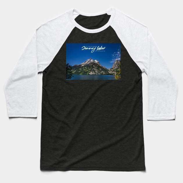 Jenny Lake Grand Teton National Park Baseball T-Shirt by Gestalt Imagery